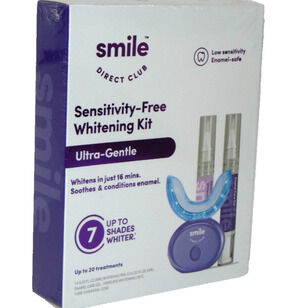 SmileDirectClub Sensitivity-Free Teeth Whitening Kit Ultra-Gentle LED SEALED
